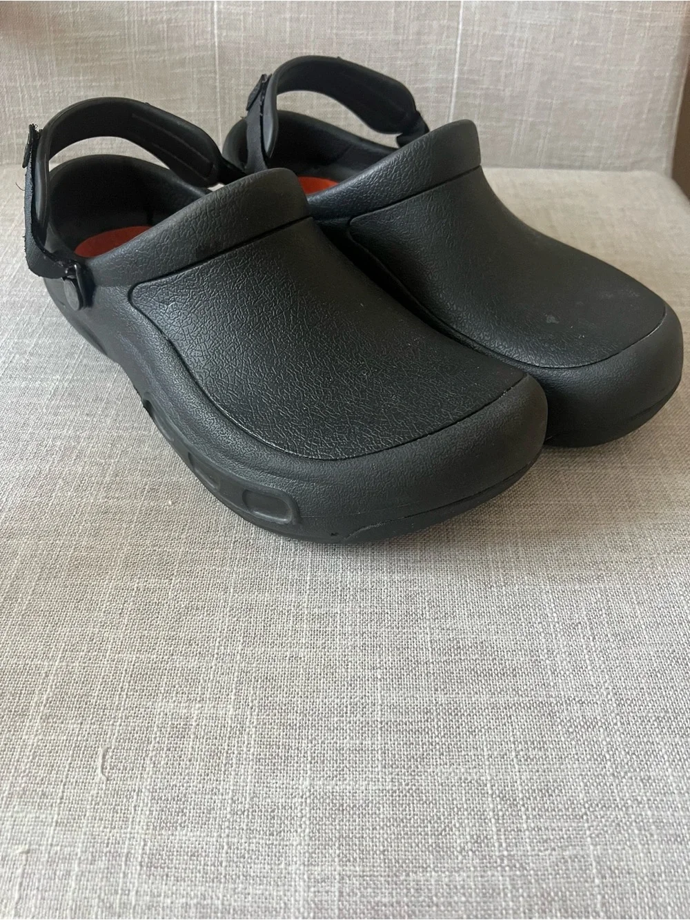 CROCS Lite Ride Men's Black Mule Clogs w/ strap, size 11